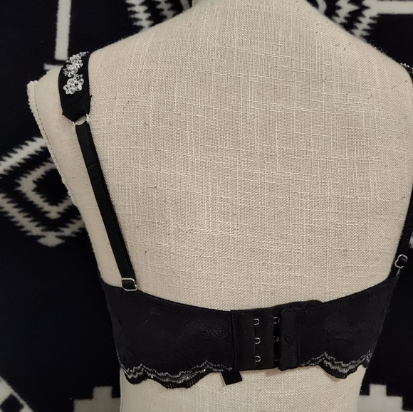 🖤 EUC Victoria's Secret Dream Angels Push Up W/O Padding Unlined Plunge Bra, 34 - Picture 14 of 16